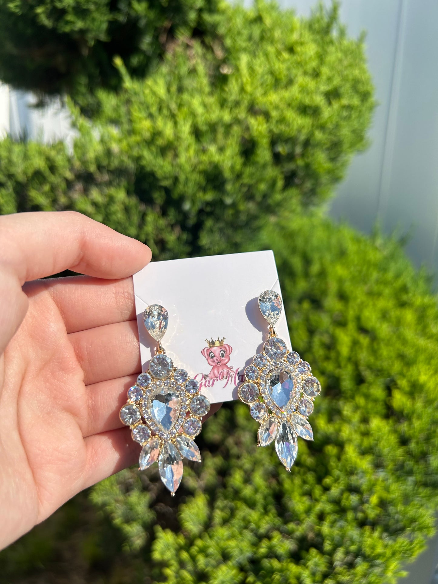 Shiny Gem Studs