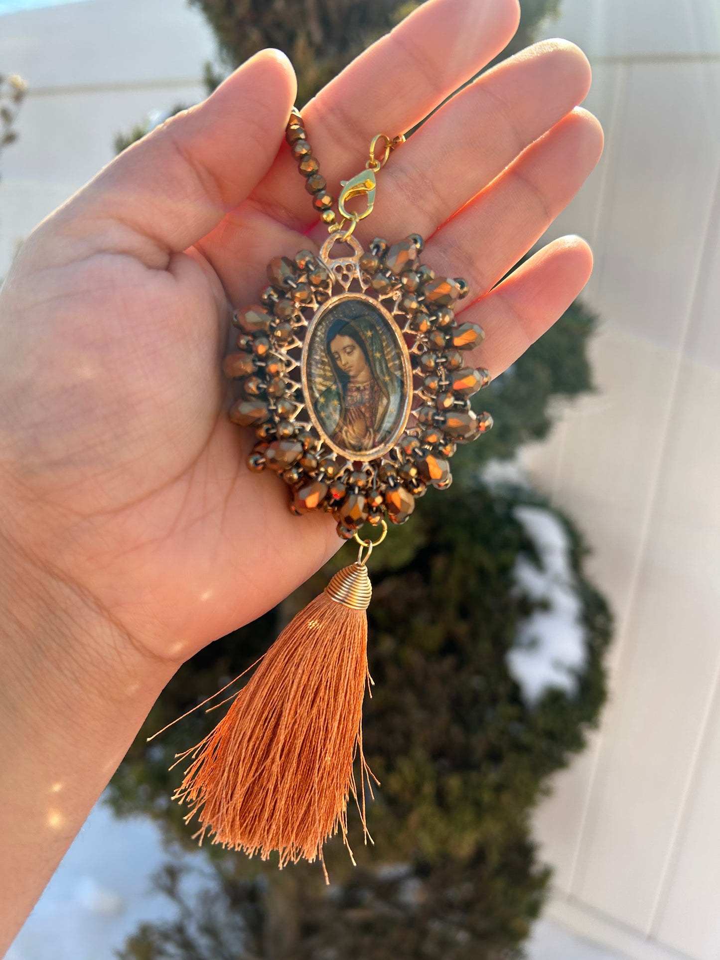 Virgen de Guadalupe Tassel Blessing