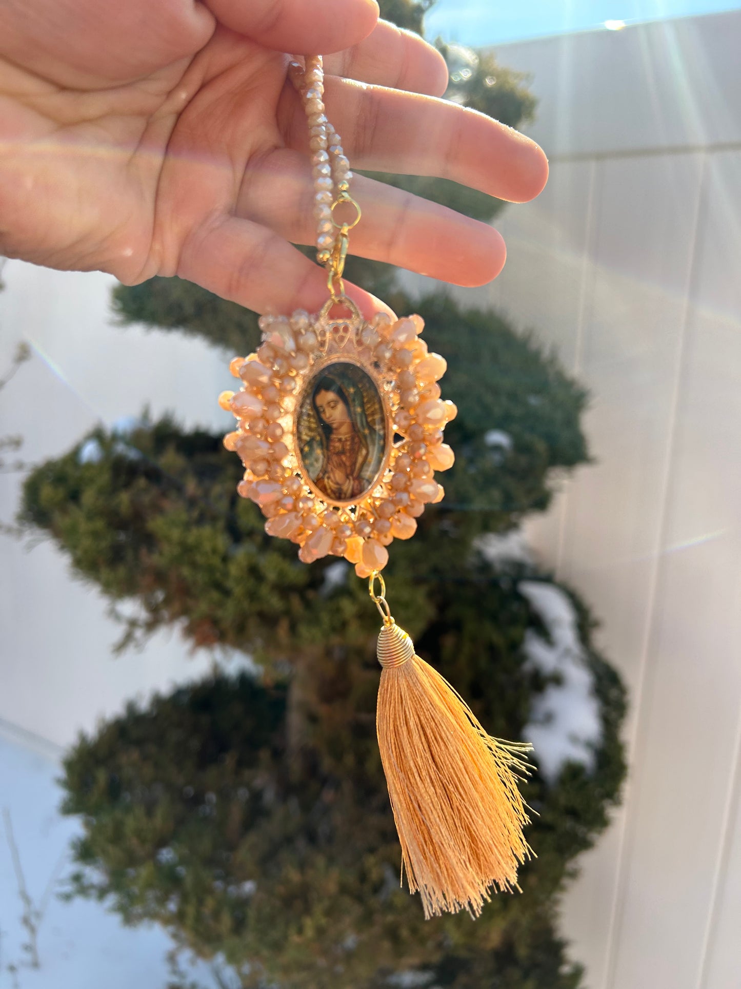 Virgen de Guadalupe Tassel Blessing