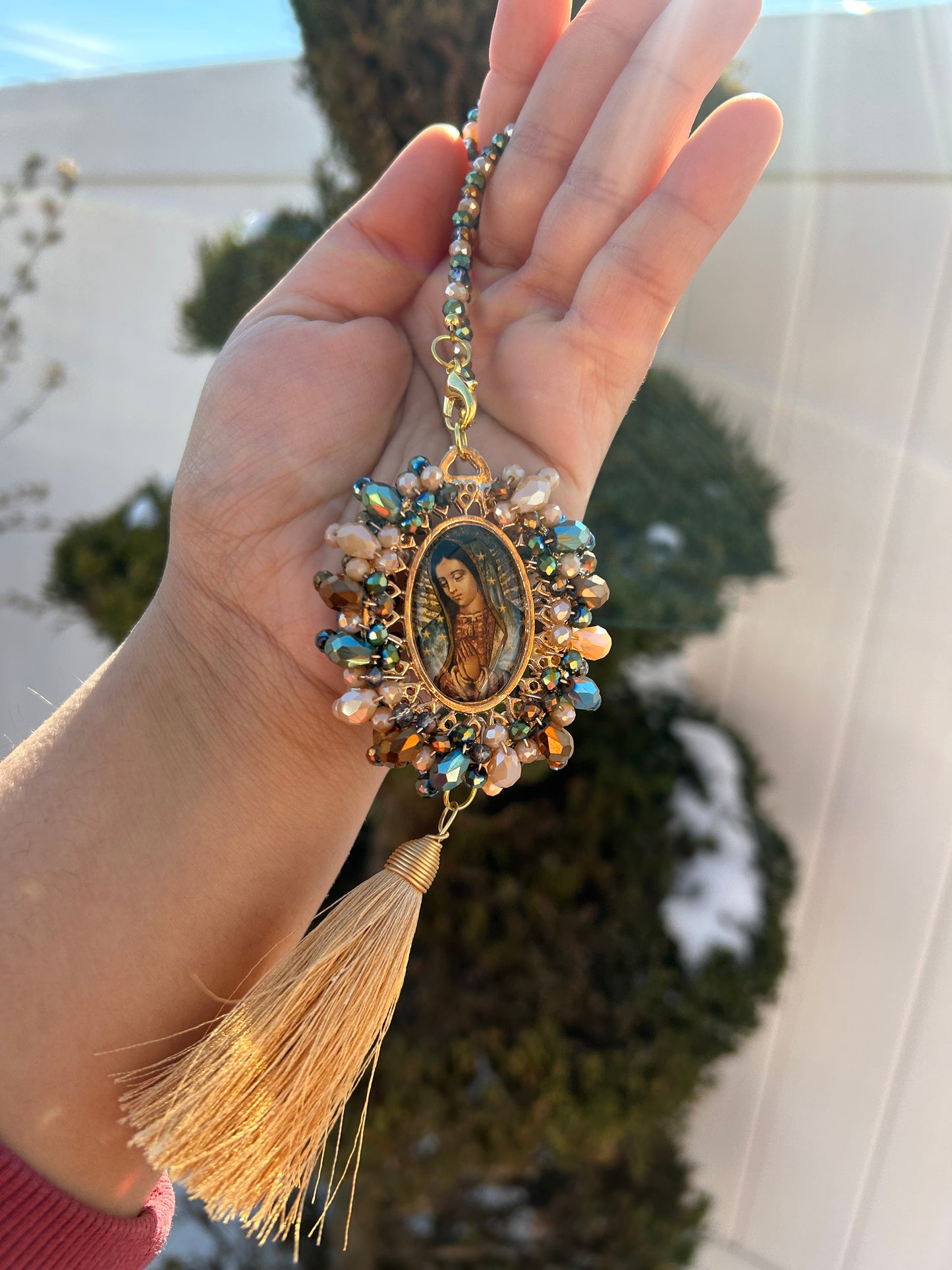 Virgen de Guadalupe Tassel Blessing