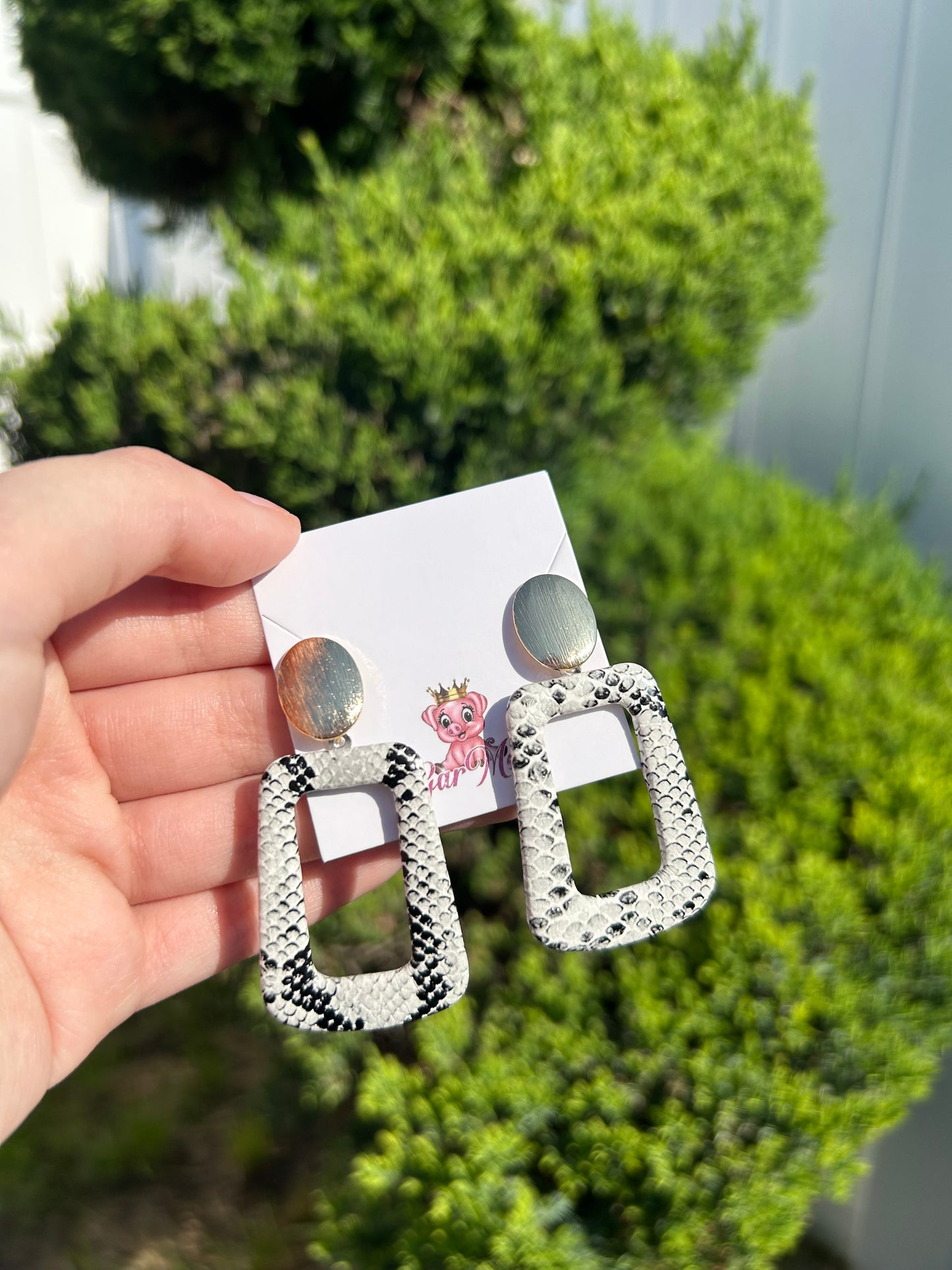 Snake Pattern Studs
