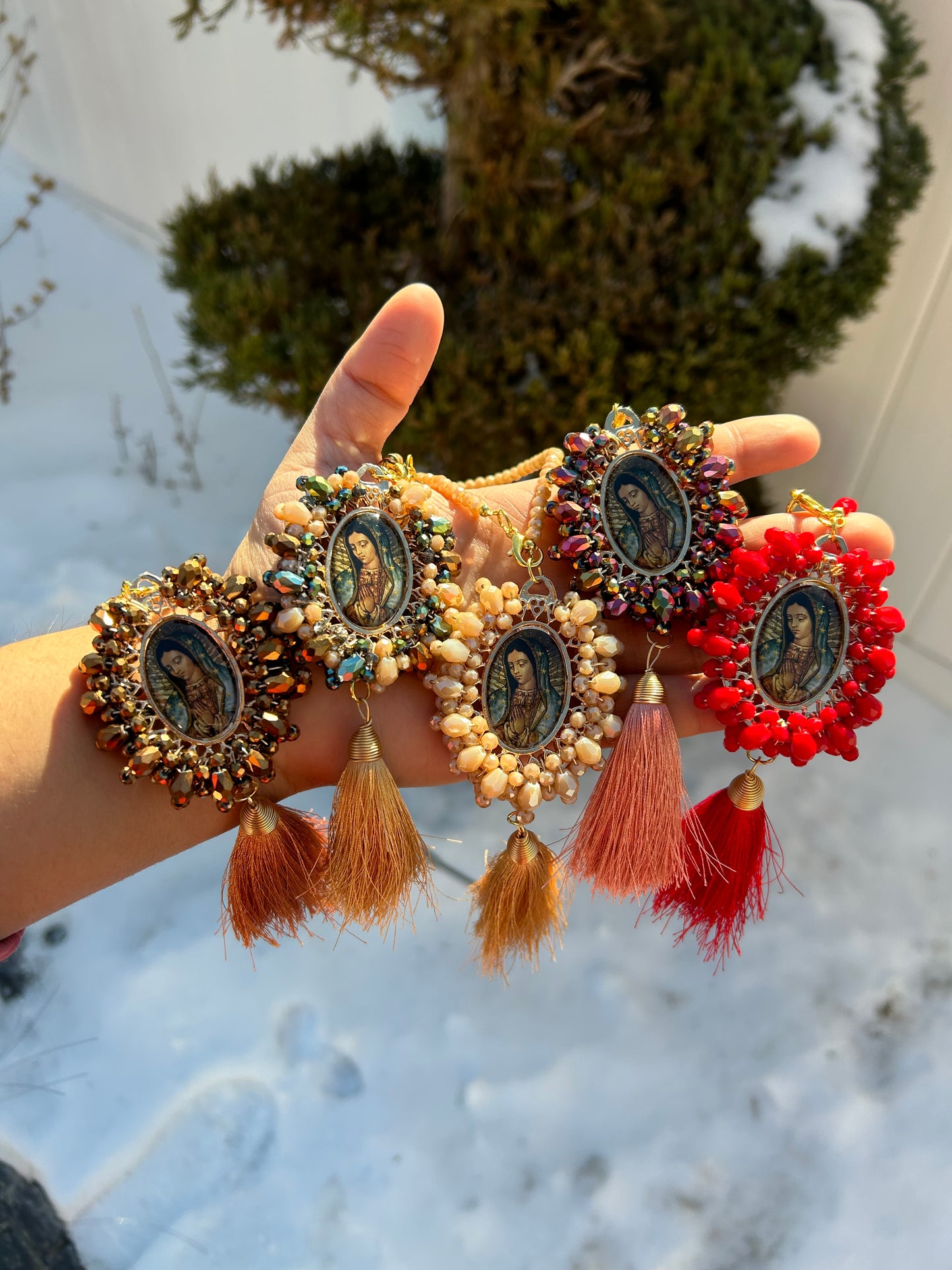 Virgen de Guadalupe Tassel Blessing