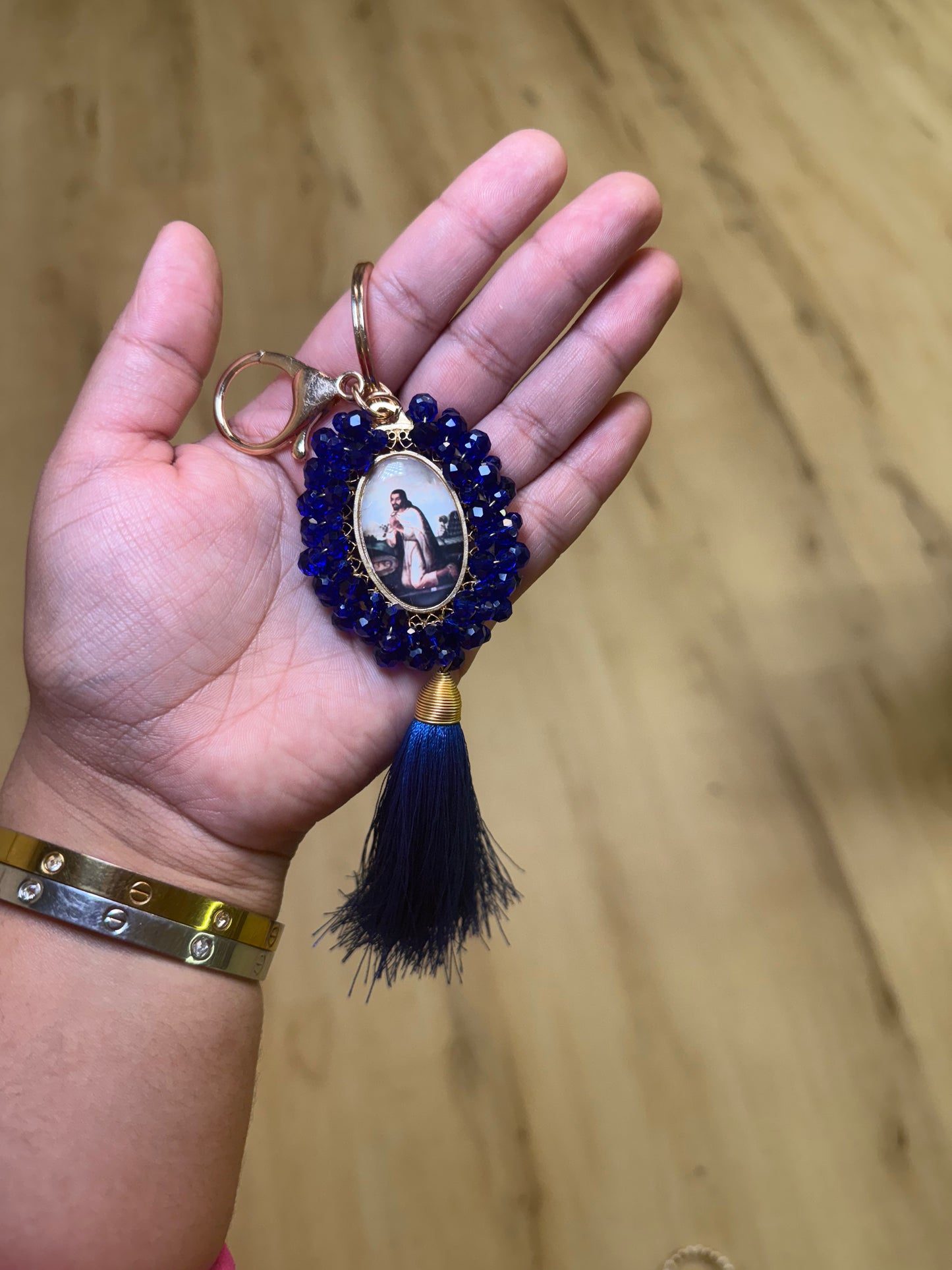 Religious Tassel Double-Sided Keychains