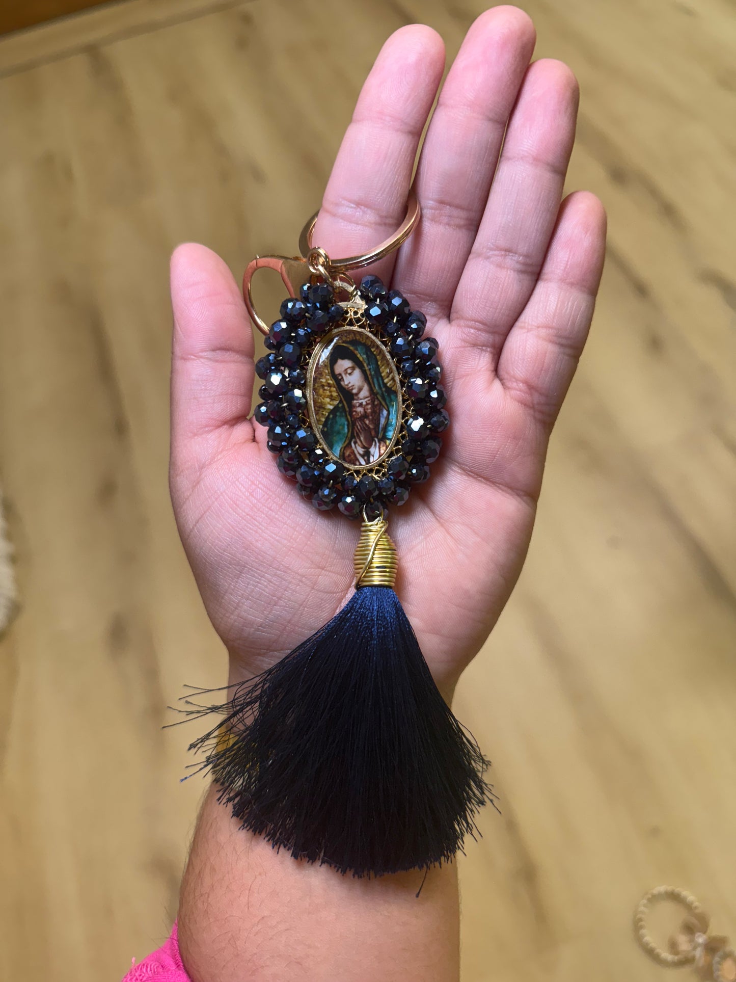 Religious Tassel Double-Sided Keychains