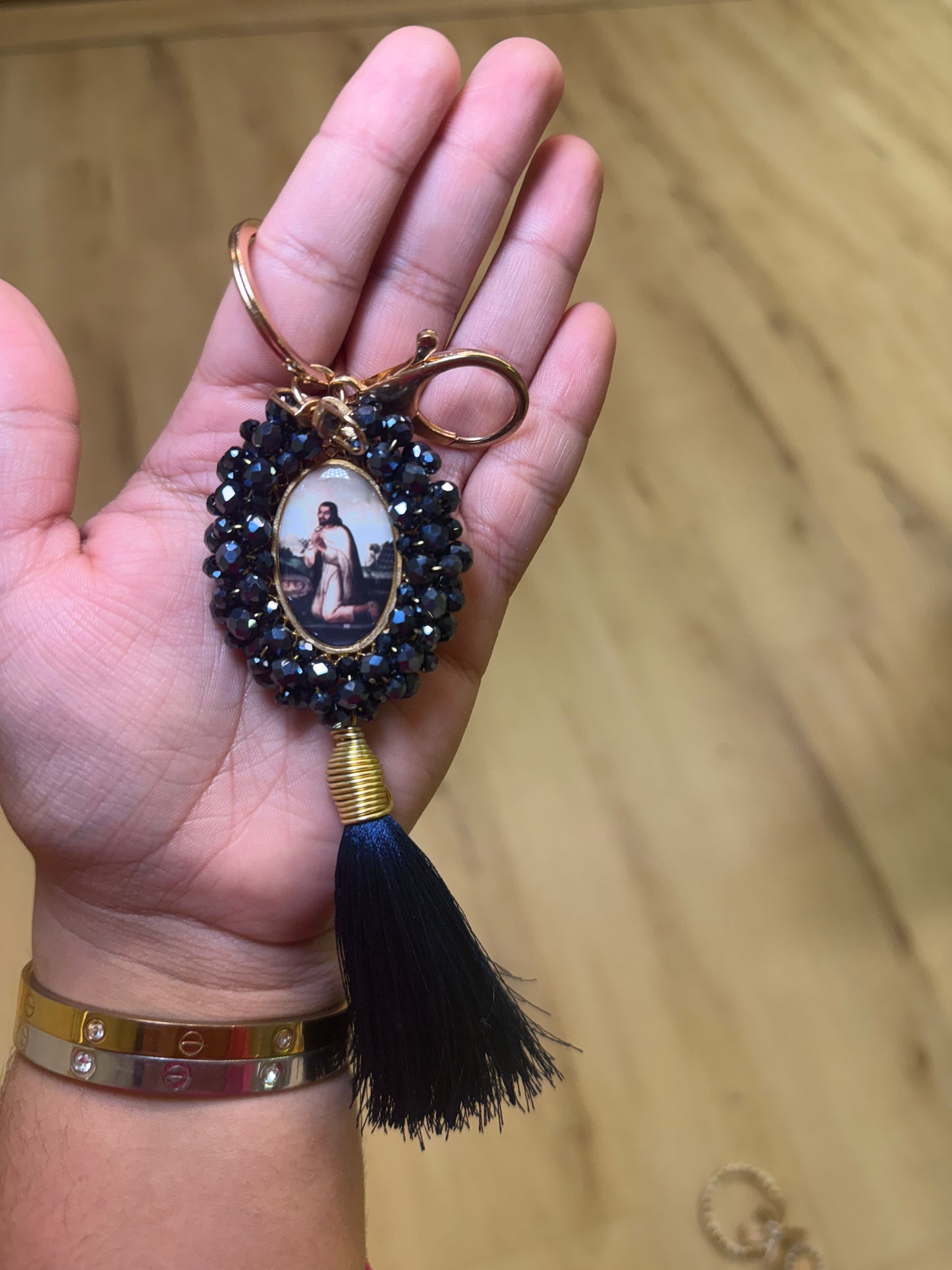 Religious Tassel Double-Sided Keychains