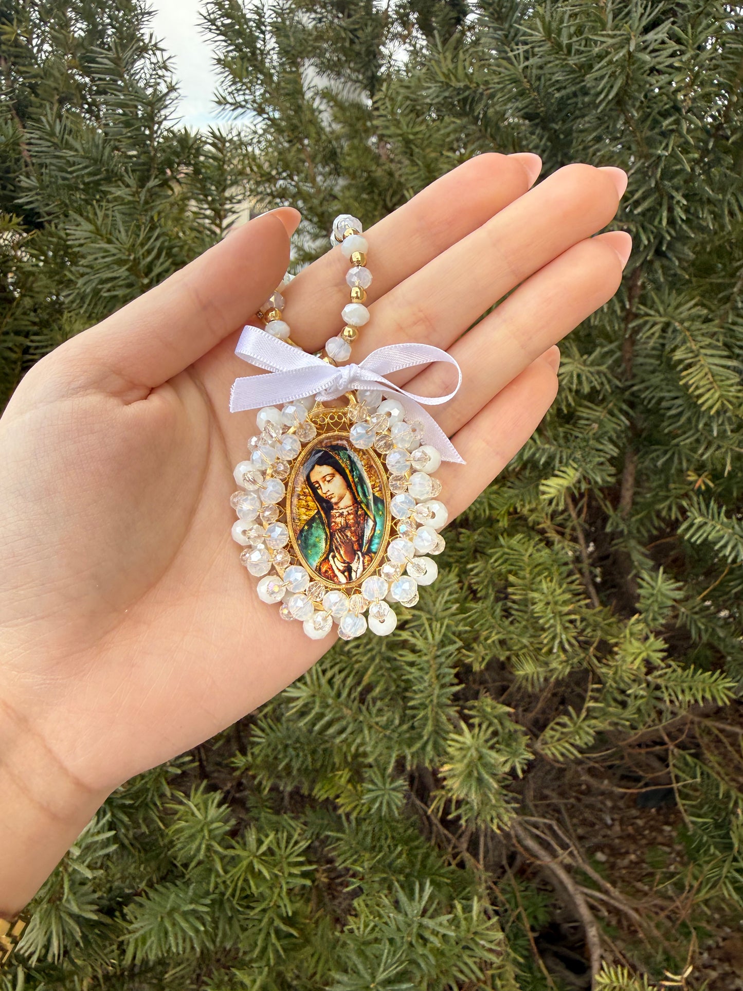 Virgen Mary Bendiciónes De Carro