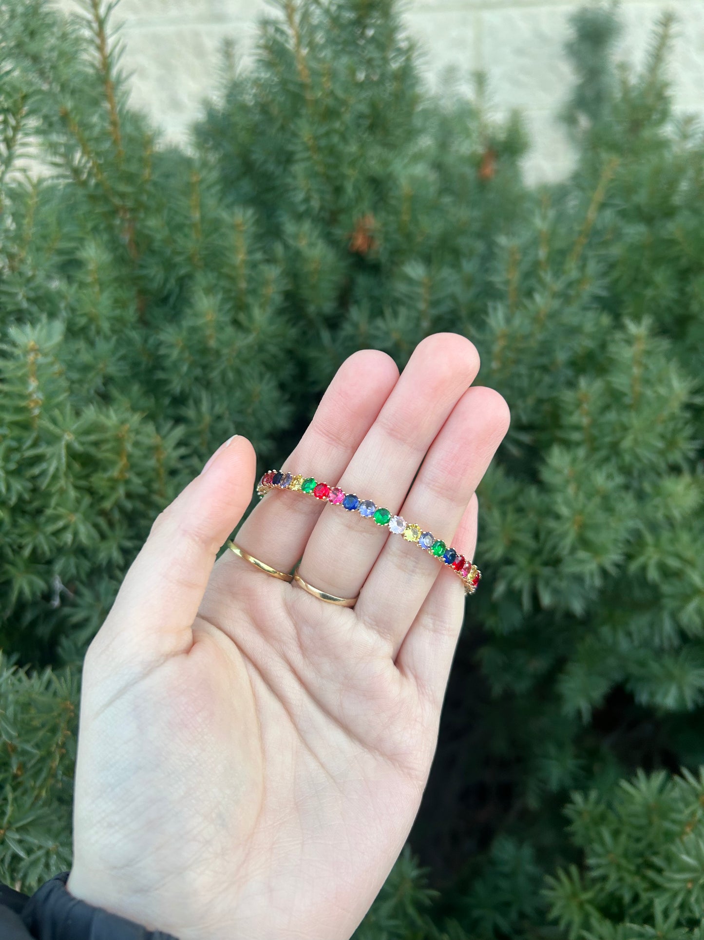 Multicolored Cuff Bracelet